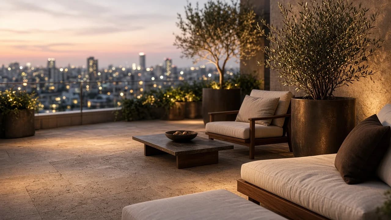 Terraza del hotel